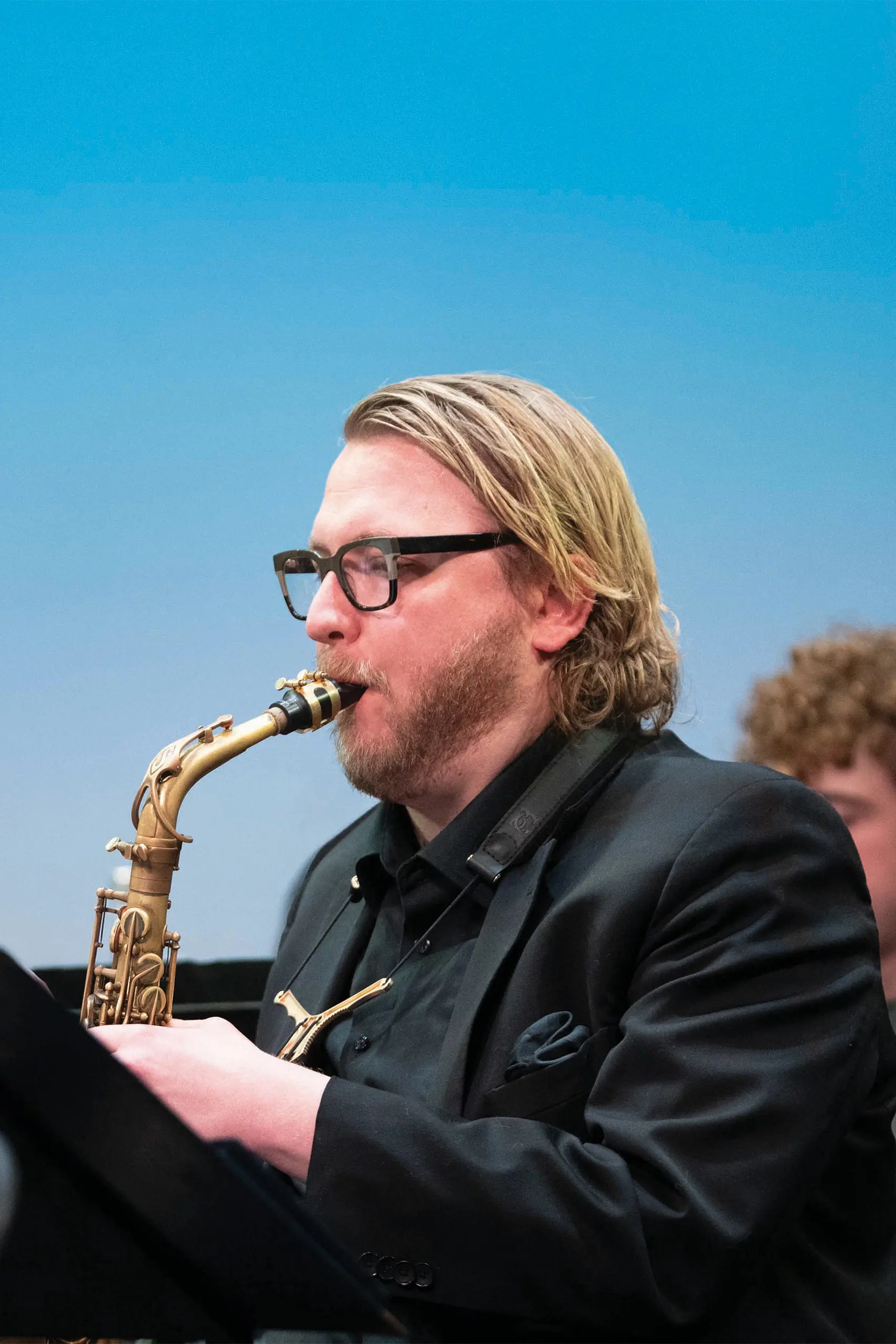 Faculty playing instruments