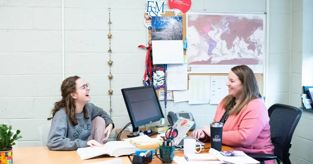 Student and college counselor