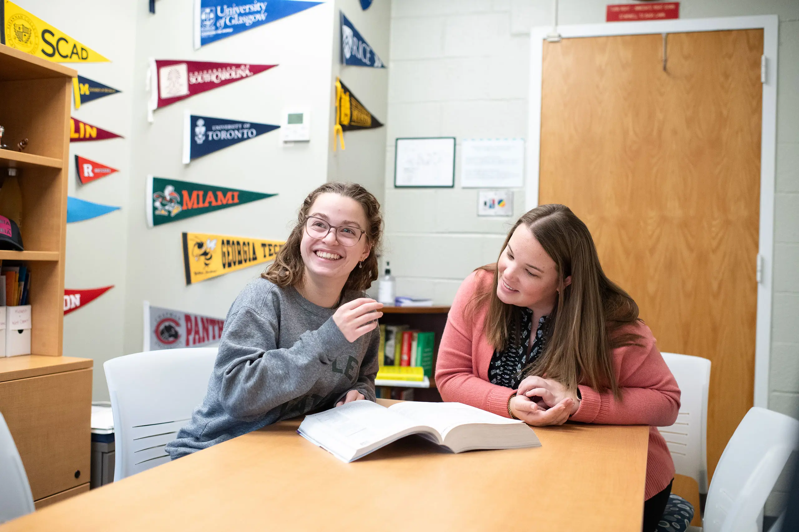 Student and college counselor