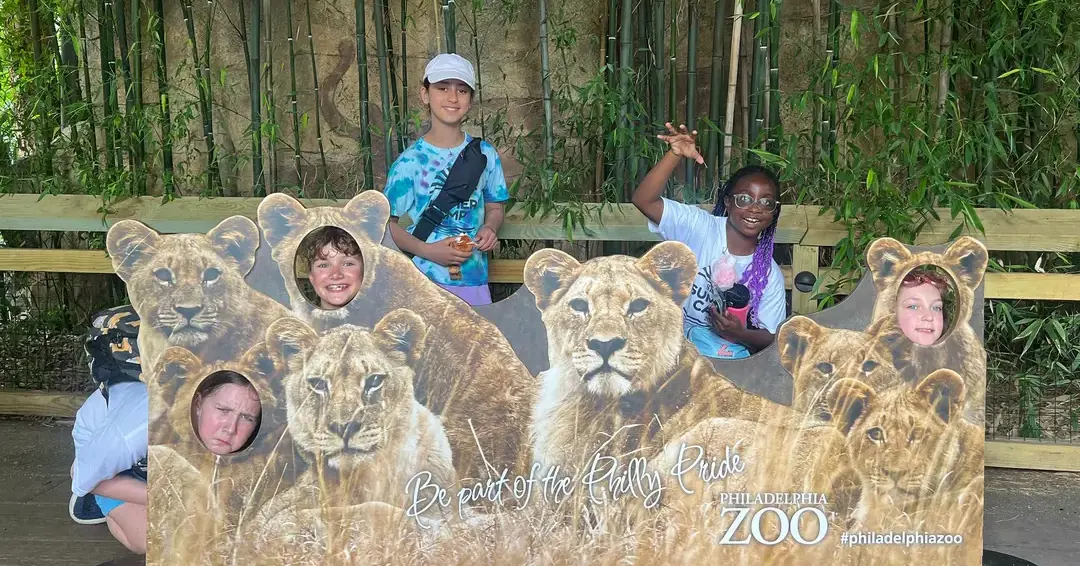 Shipley students at day camp