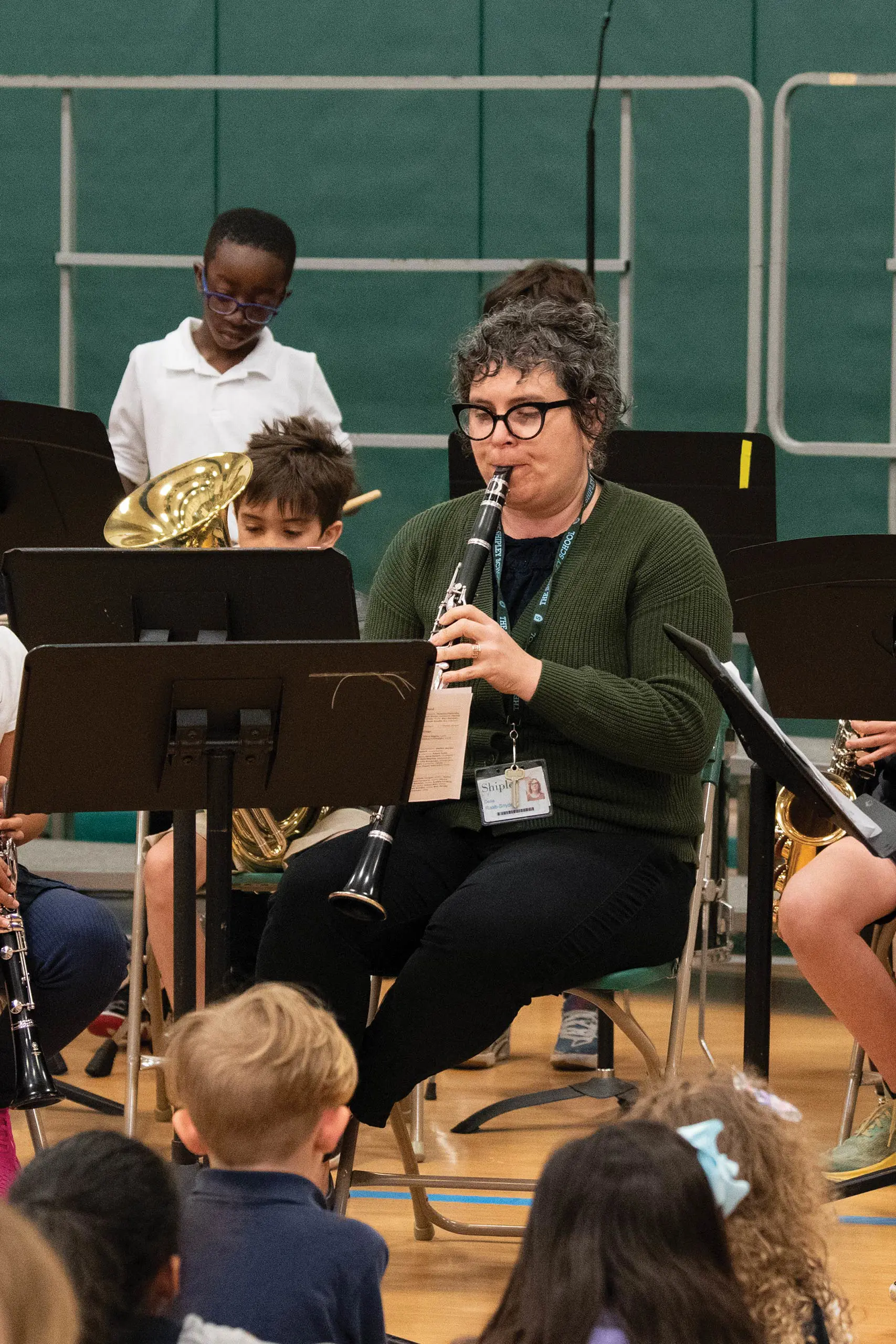Faculty playing instruments
