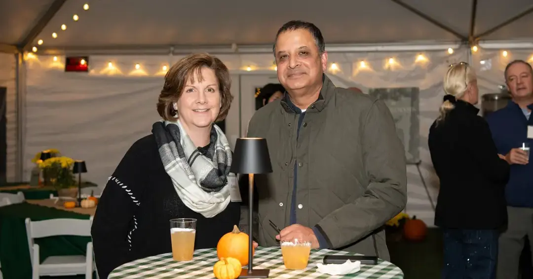 Patrons participating in shipley fall fest