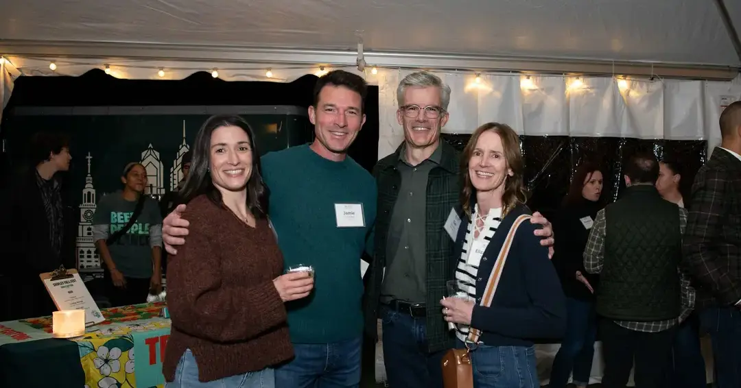 Patrons participating in shipley fall fest