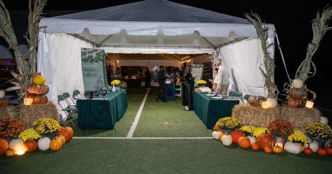 Shipley fall fest tent