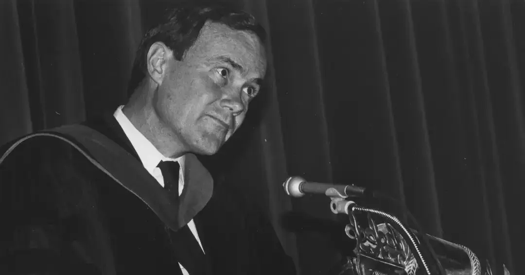 Gary Gruber giving speech