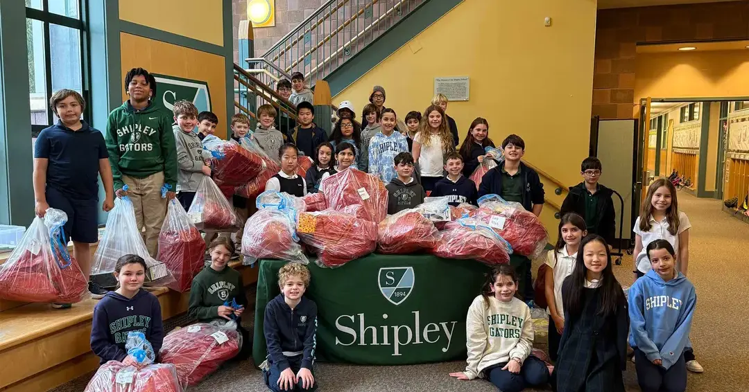 Students particiapting in service learning