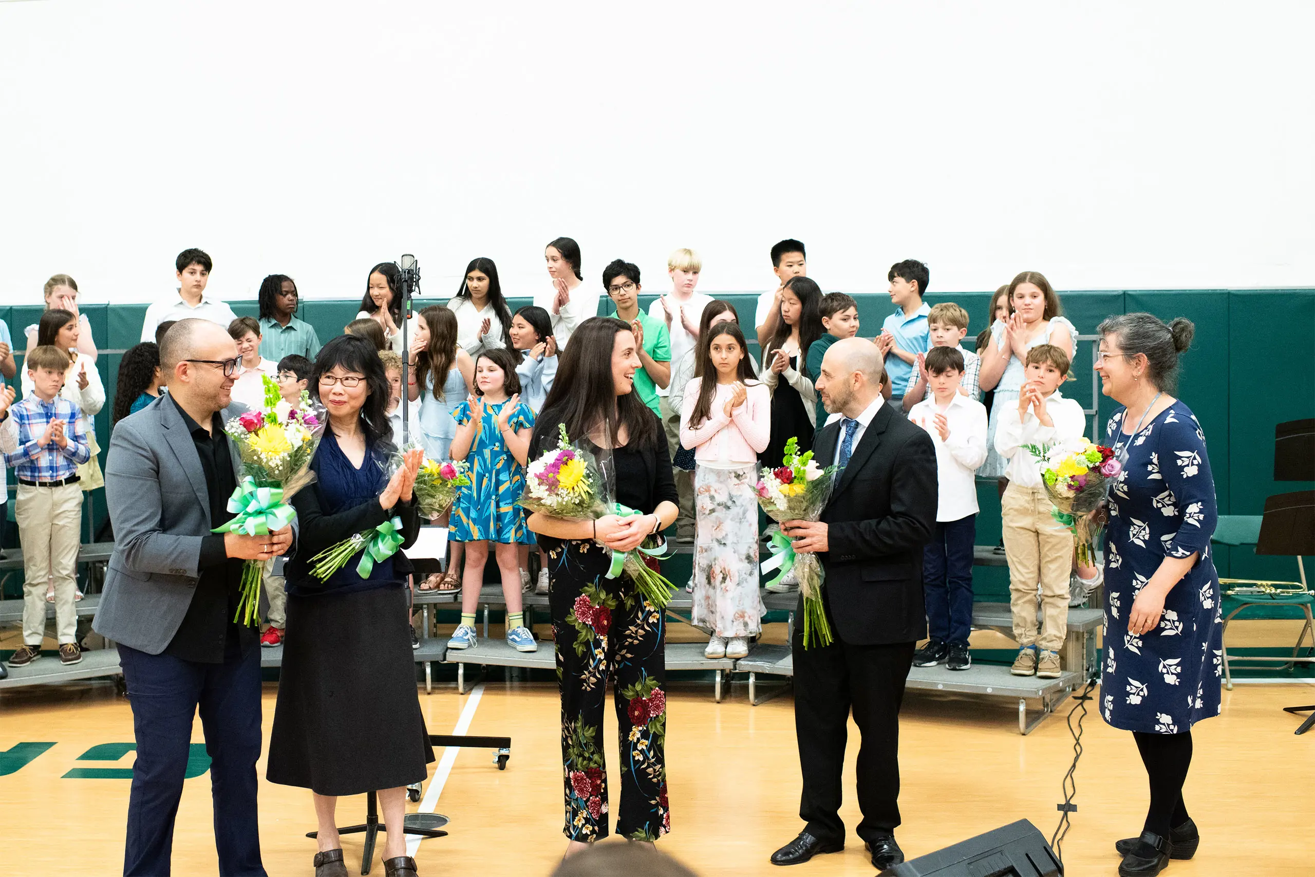 Music Faculty accepting awards