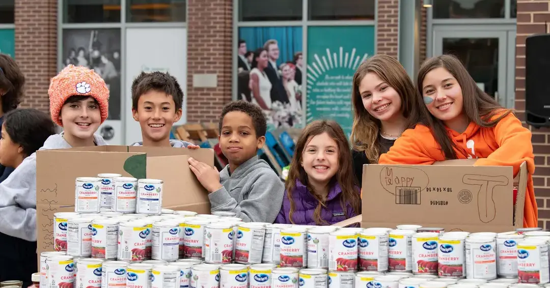 Students particiapting in service learning