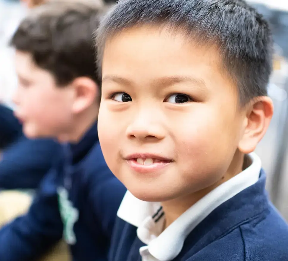 Student in class