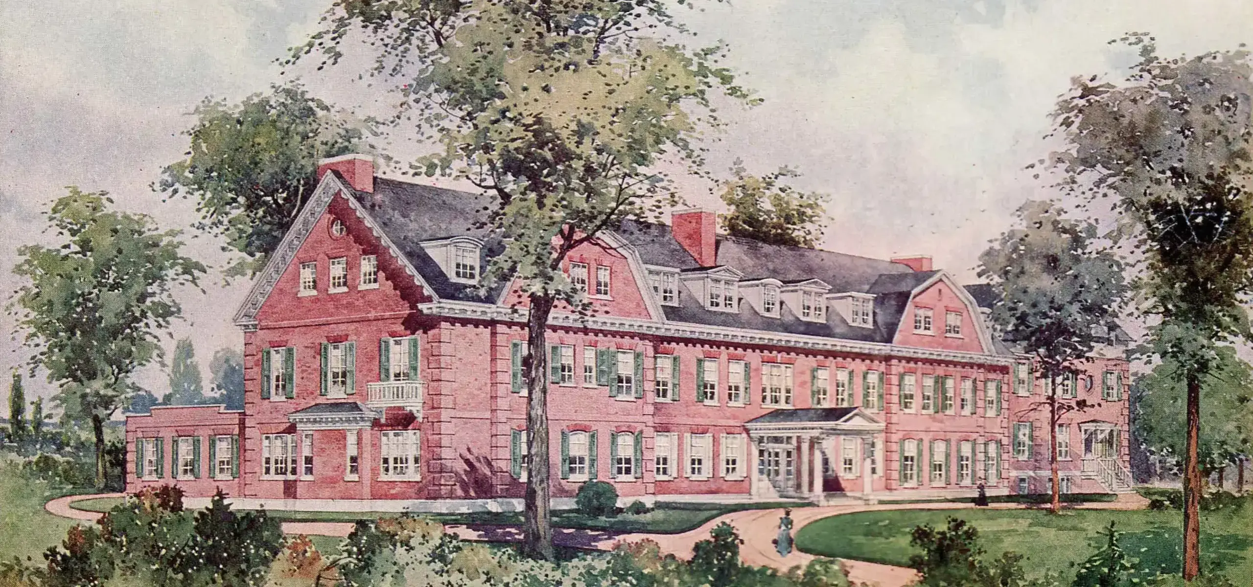 Shipley building postcard