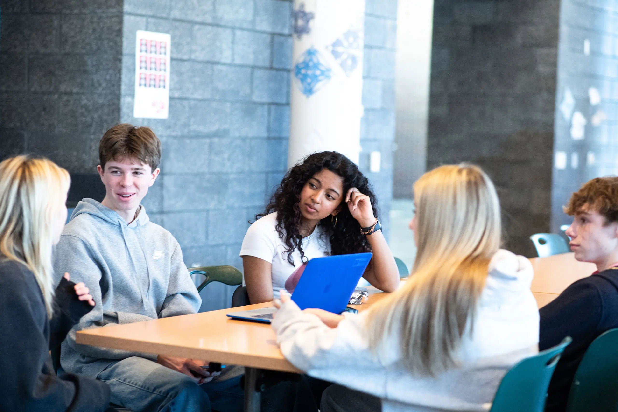 Students participating in clubs