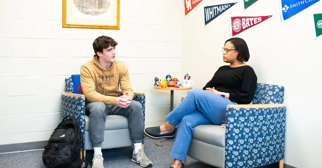 Student and college counselor