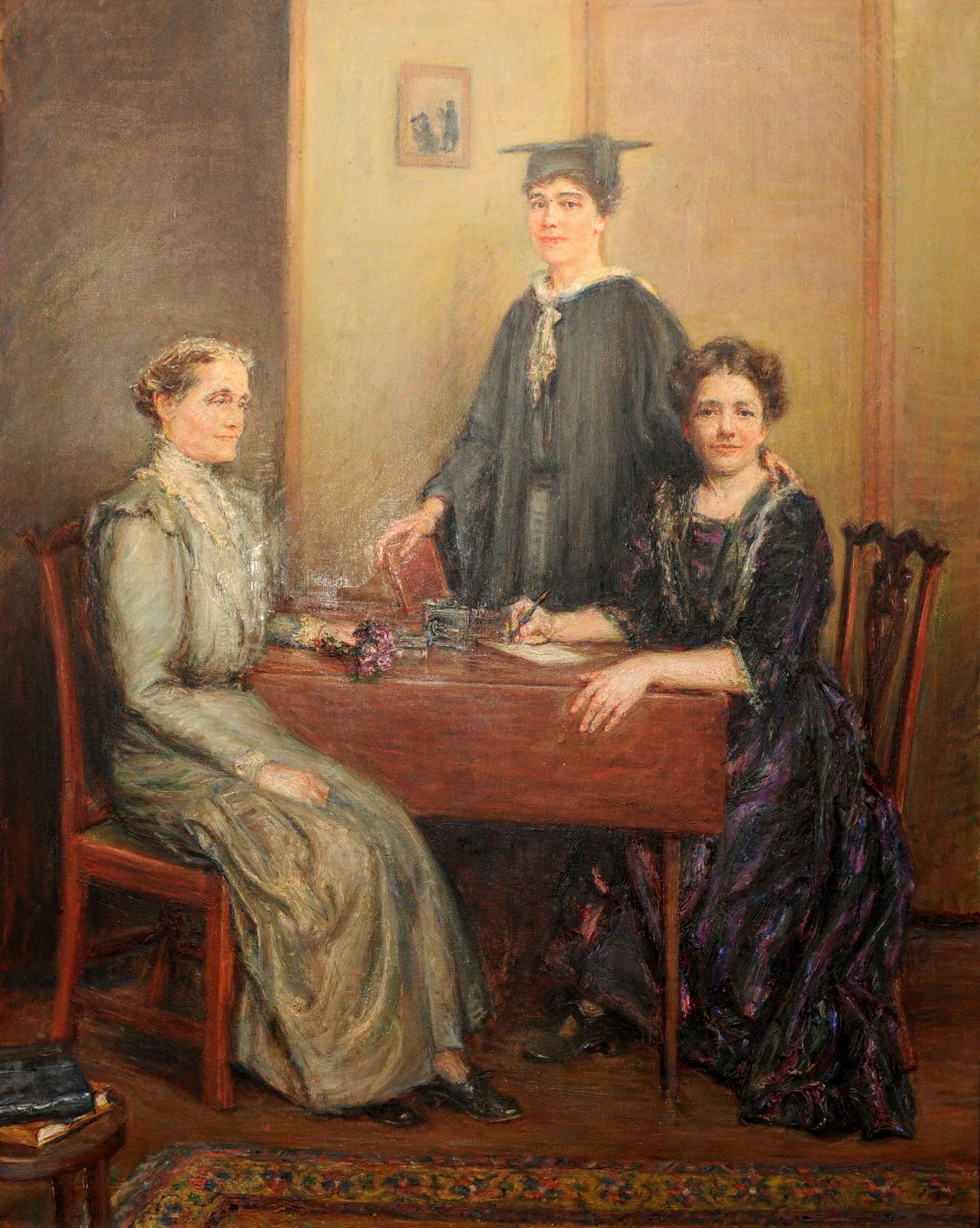 Shipley sisters painting