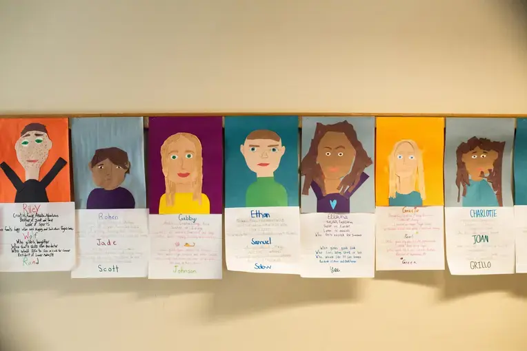 Student art projects