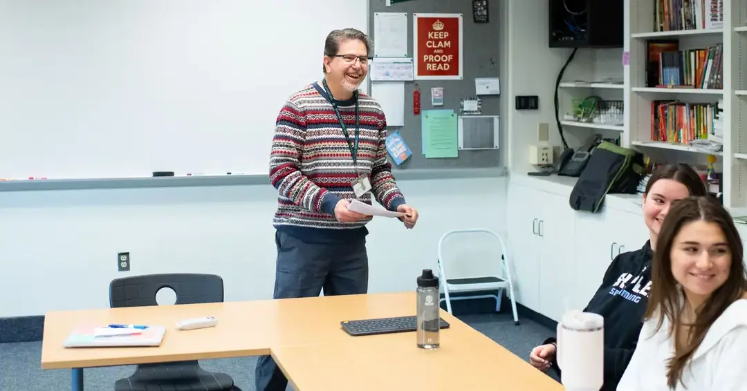Shipley teacher conducting class